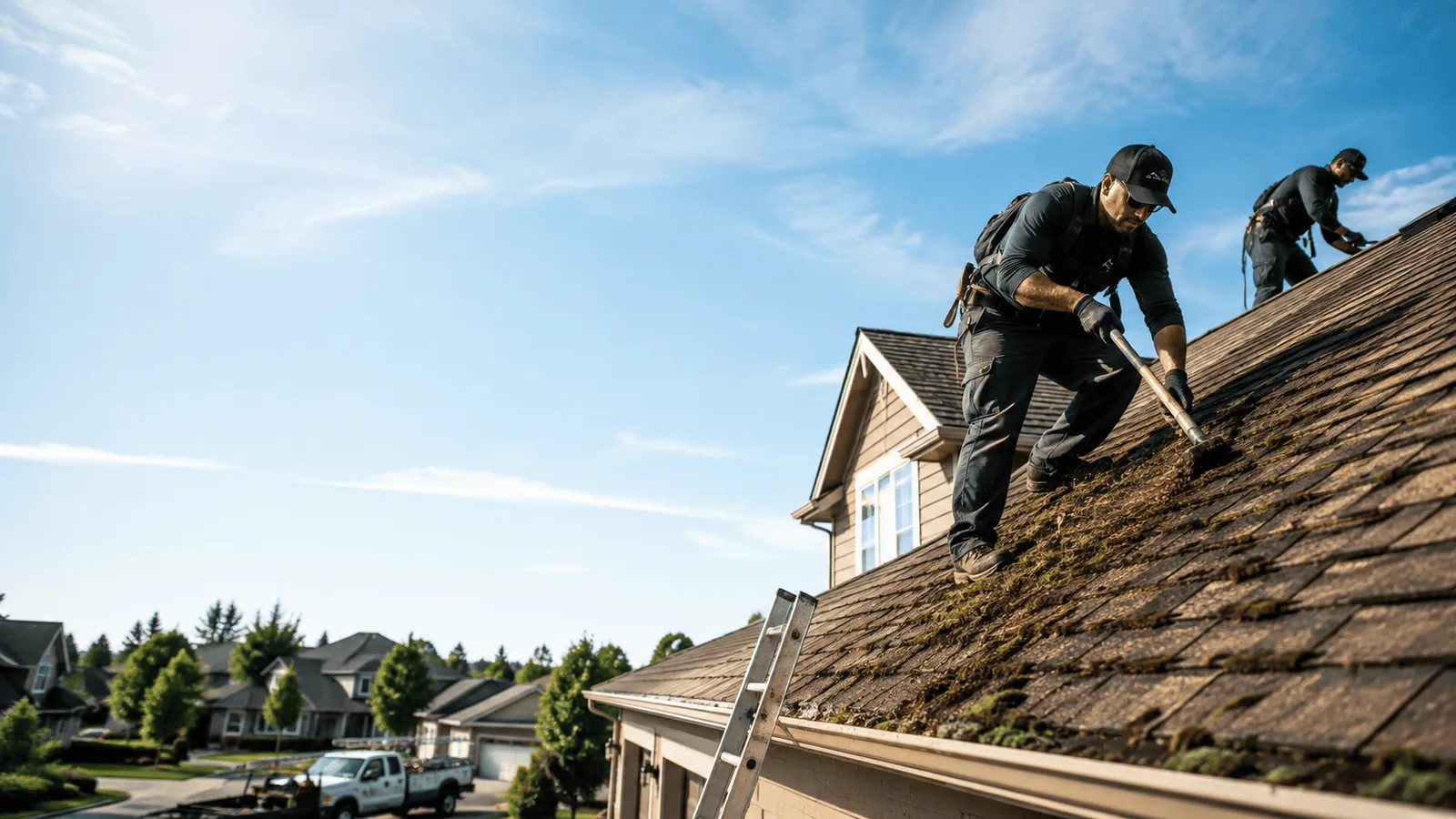 Roof Moss Removal in Marshfield, MA near me